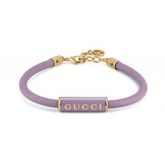 Bracciale con logo Gucci smaltato