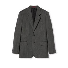 Wool mouliné jacket