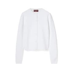 Stretch GG viscose jacquard cardigan