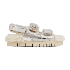 Women's sandal with Double G