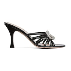 Sandalia chancla GG entrelazada cristal mujer