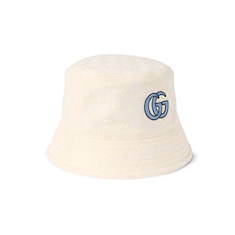 Bucket hat con GG de lona de algodón