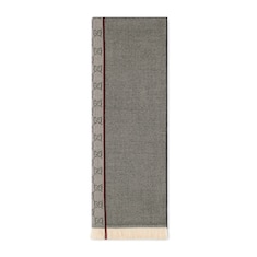 GG wool jacquard scarf