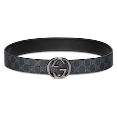 Reversible belt with Interlocking G buckle