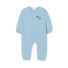 Baby cotton one-piece with print