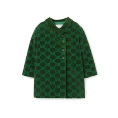 Manteau pour bébé en velours de coton GG