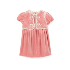 Robe pour bébé en velours