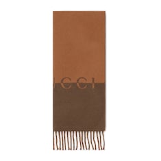 Wool cashmere scarf