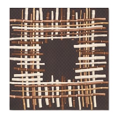 Printed silk twill carré