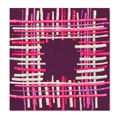 Carré en twill de soie imprimé