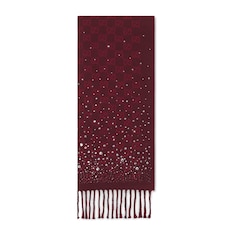 GG wool scarf with crystals