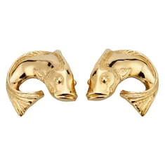 Carp-shaped earrings