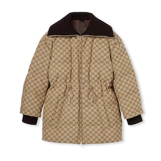 GG canvas puffer jacket