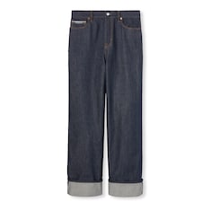 Denim pants with Gucci selvedge
