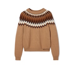 Pull en maille de laine épaisse