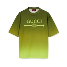 Camiseta punto técnico de algodón estampado
