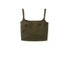 Haut en laine mohair avec broderie