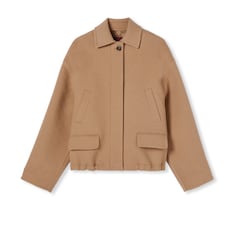 Wool zip jacket