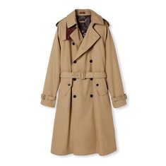 Trenchcoat aus Baumwollgabardine