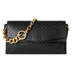 Medium shoulder bag with chain