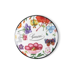 Runde Schatulle mit Gucci Flora-Print