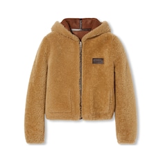 Blouson aviateur réversible en fourrure d’agneau