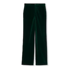 Soft stretch cotton velvet pant