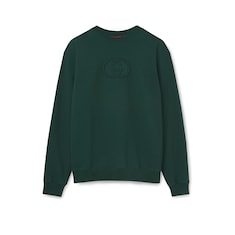 Sweat-shirt en jersey de coton brossé