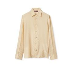 GG silk jacquard shirt