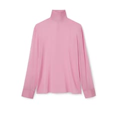 Camisa de chifón elástico de seda