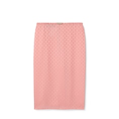 Gonna in seta GG jacquard