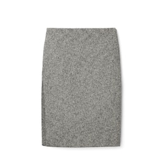 Cotton-wool mouliné skirt