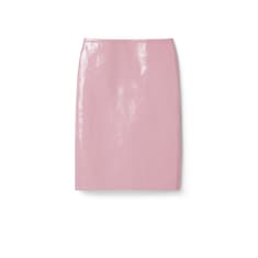 Naplak leather skirt