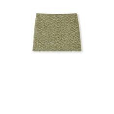 Wool cotton bouclé mini skirt