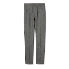 Wool mouliné trousers