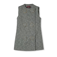 Kleid aus Wolle mit Knötchen-Optik