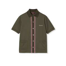 Poloshirt aus Baumwoll-Piqué mit Stickerei