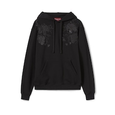 Cotton jersey sweatshirt with embroidery
