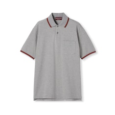 Polo in piquet di cotone con ricamo