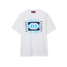 Camiseta de punto de algodón estampado
