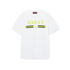 Camiseta de punto de algodón con estampado