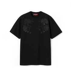 Cotton jersey T-shirt with embroidery