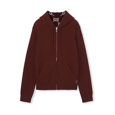 Veste zippée réversible en laine