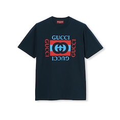Camiseta de punto de algodón estampado