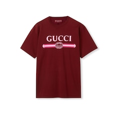 Camiseta de punto de algodón con estampado