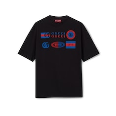 Printed cotton jersey T-shirt
