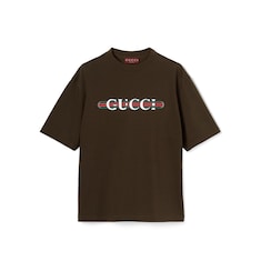 Printed cotton jersey T-shirt