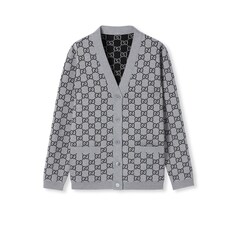 Wendbarer Cardigan aus GG Wolljacquard