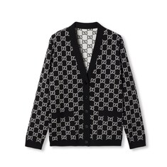 Wendbarer Cardigan aus GG Wolljacquard