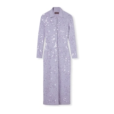 Robe polo brodée de sequins